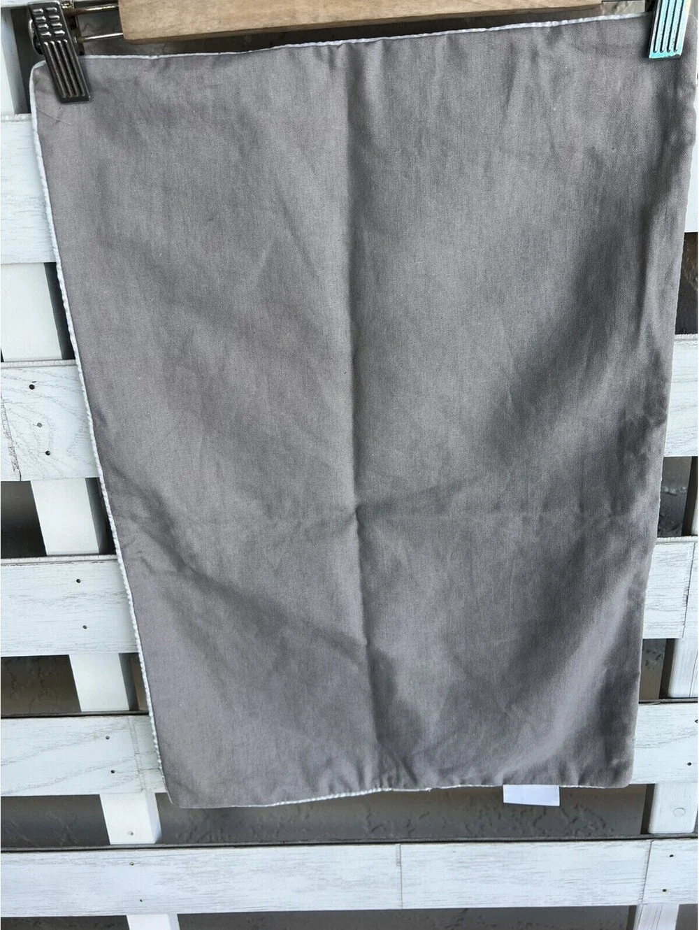 Calvin Klein Furniture Gray Silver Metallic Circle 14x20 Pillow Case
